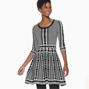 Nina Leonard | Geometric Dress